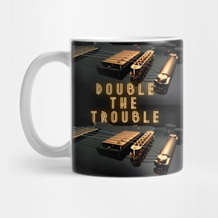 Double the Trouble Guitar Design Mug